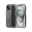 Nat Geo iPhone 15 Back Cover Case | Strap - Clear Black Sale