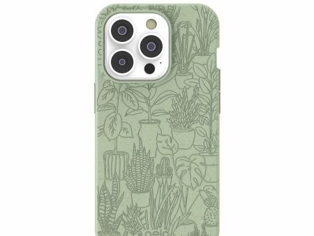 Sage Green Green Oasis iPhone 14 Pro Case Sale