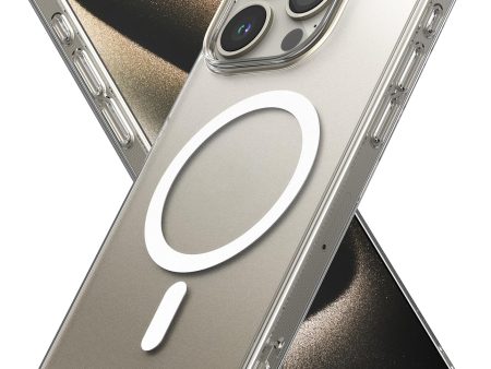 iPhone 15 Pro Max  Back Cover case | Fusion Magnetic - Matte Clear Online Sale