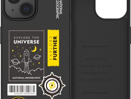 Nat Geo iPhone 15 Plus Back Cover Case | Palette Color - Universe Black Online Hot Sale