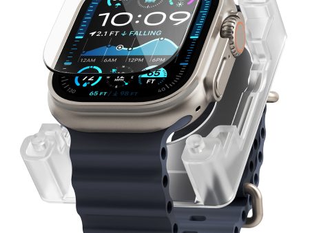 Apple Watch Ultra 2   1 Screen Protector | Easy Slide Tempered Glass Online Sale