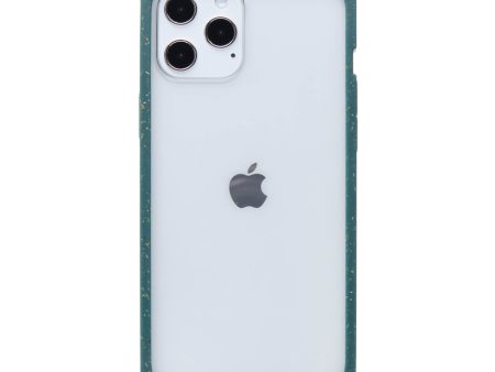 Clear iPhone 12 Pro Max Case with Green Ridge Cheap