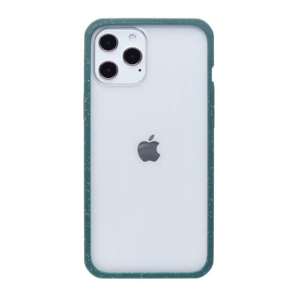 Clear iPhone 12 Pro Max Case with Green Ridge Cheap