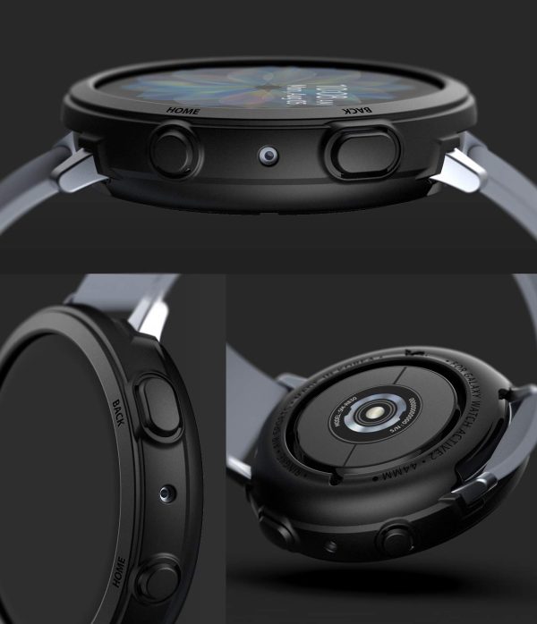 Air Sports Case Designed for Galaxy Watch Active 2 44mm - Black + Matte Clear Online Sale