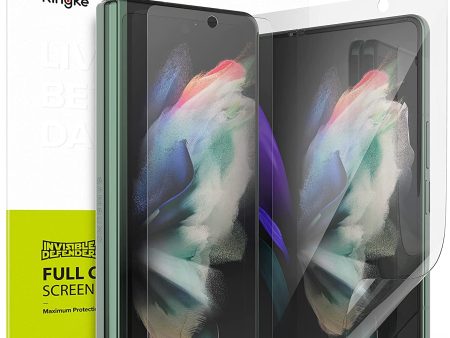 Samsung Galaxy Z Fold 3 Screen Protector Guard Glass (Front 1+ Back 1) Discount