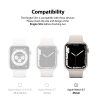 Apple Watch 7 45mm | Slim Case - Clear & Chrome Rose Gold (2 Pack) Fashion