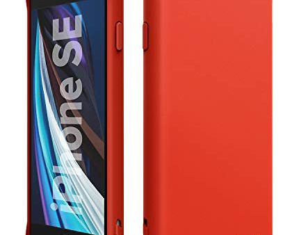 Apple iPhone SE (2nd generation) Back Cover Case | Air S - Red Fashion