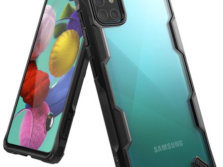 Samsung Galaxy A51 Back Cover Case | Fusion X Design - Black For Cheap