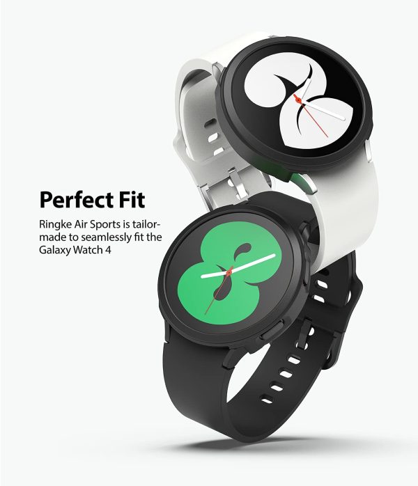 Air Sports Compatible with Samsung Galaxy Watch 4 40mm -  Black Hot on Sale