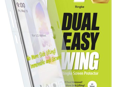 LG Velvet Screen Protector Dual Easy Wing - 2 Pack Online Hot Sale