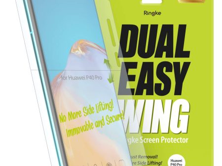 Huawei P40 Pro Screen Protector Film Dual Easy Wing - 2 Pack Online Sale