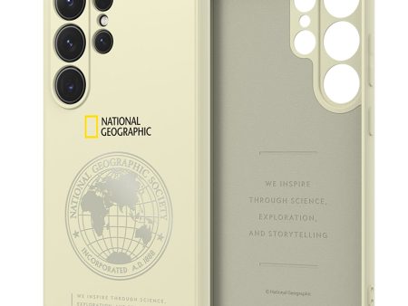 Nat Geo Galaxy S24 Ultra Back Cover Case | Soft Case V3-Global Seal (Beige) For Discount