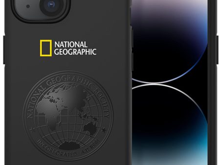 Nat Geo iPhone 15 Plus Back Cover Case | Global Seal Double Protective - Black Hot on Sale