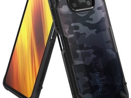 Poco X3 NFC Back Cover Case | Fusion X Design - Camo Black on Sale