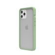 Clear iPhone 12 Pro Max Case with Sage Green Ridge For Sale