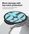 Ringke Tempered Glass Compatible with Bezel Styling for Samsung Galaxy Watch 6 (44mm) [4 Pack]  - R9 Fashion