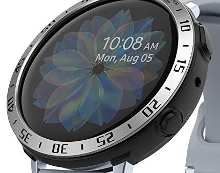 Air Sports + Bezel Styling Combo Case Designed for Galaxy Watch Active 2 44mm - Black   30 Online