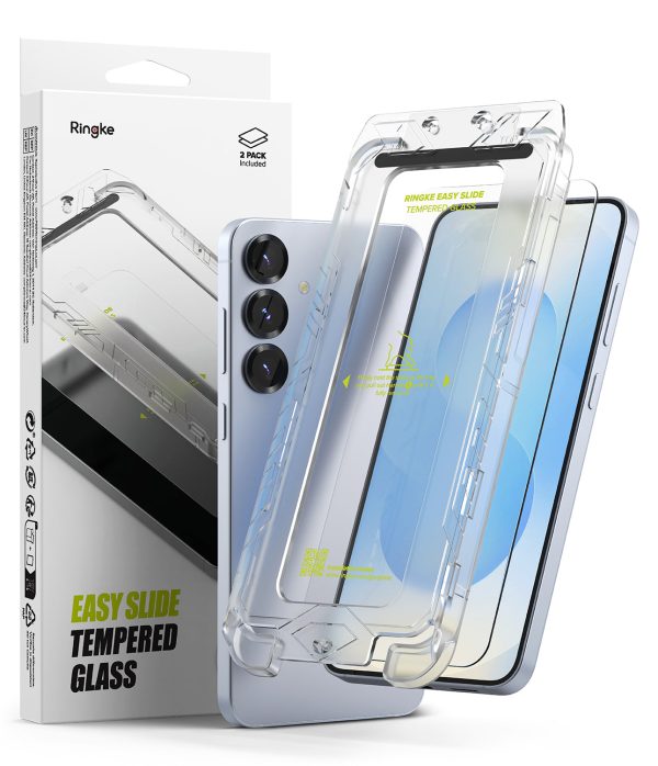 Galaxy S25 Screen Protector | Easy Slide Tempered Glass Discount