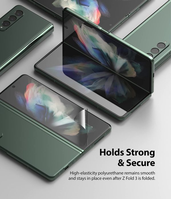 Samsung Galaxy Z Fold 3 Screen Protector Guard Glass (Front 1+ Back 1) Discount