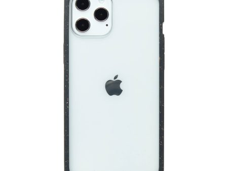 Clear iPhone 12 Pro Max Case with Black Ridge Hot on Sale