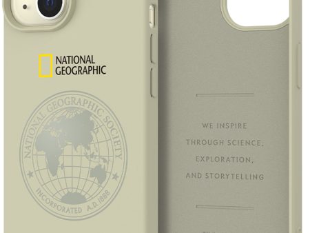 Nat Geo iPhone 15 Plus Back Cover Case | Soft - Global Seal (Beige) Online