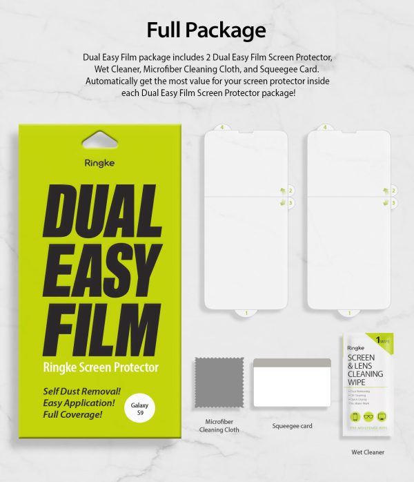 Galaxy S9 Screen Protector | Dual Easy Film Supply