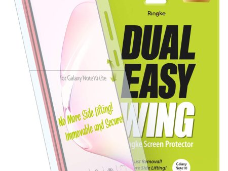 Galaxy Note 10 Lite Screen Protector Film | DUAL EASY WING - 2 Pack Hot on Sale