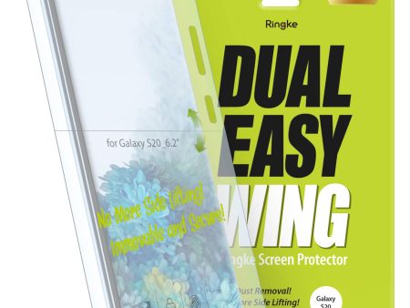 Galaxy S20 Screen Protector Film| DUAL EASY WING - 2 Pack Sale