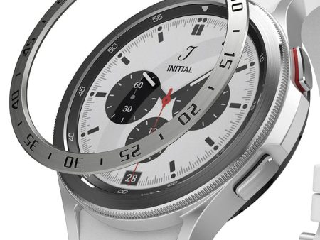 Bezel Styling Compatible with Samsung Galaxy Watch 4 Classic 46mm - Silver [46-01] Hot on Sale