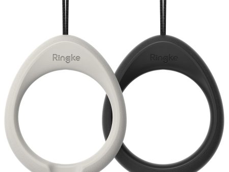 Finger Ring Strap - Black & Light Gray Discount