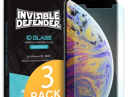 iPhone XS Max Tempered Glass Screen Protector Guard | FULL GLASS 1 Pack Sale