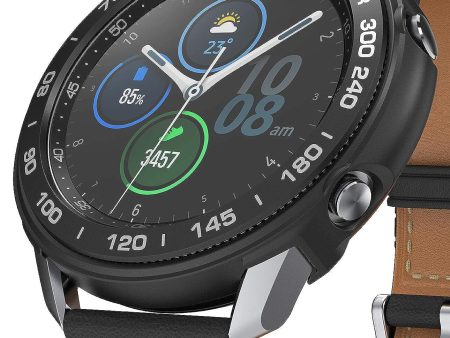 Air Sports + Bezel Styling Combo Case Designed for Galaxy Watch 3 45mm - Black Online