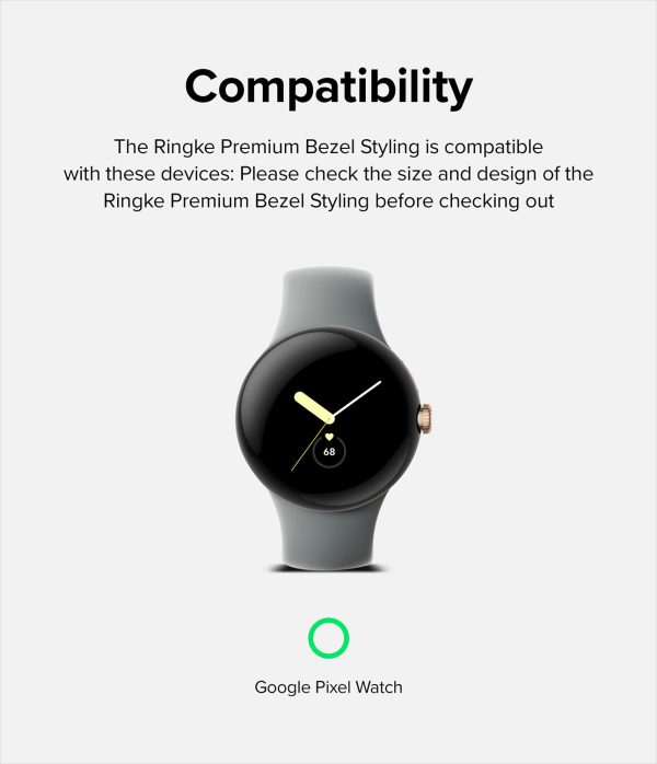 Google Pixel Watch 41mm | Premium Bezel Styling Online Hot Sale