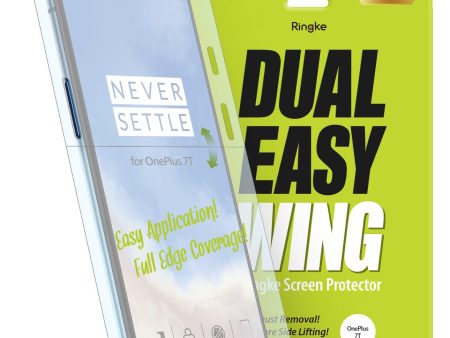 OnePlus 7T Screen Protector Guard | DUAL EASY WING - 2 Pack Discount