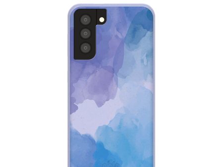 Lavender Blue Reflections Samsung Galaxy S21 Case For Cheap