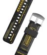 Samsung Galaxy Watch 6   6C 5 Pro  5   4   4C  Watch Lug 20mm Rubber One Bold | Watch Band - Danger Yellow Discount