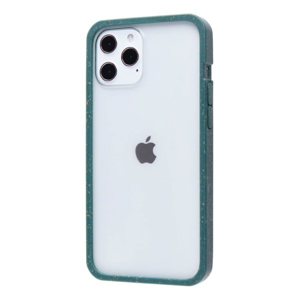 Clear iPhone 12 Pro Max Case with Green Ridge Cheap