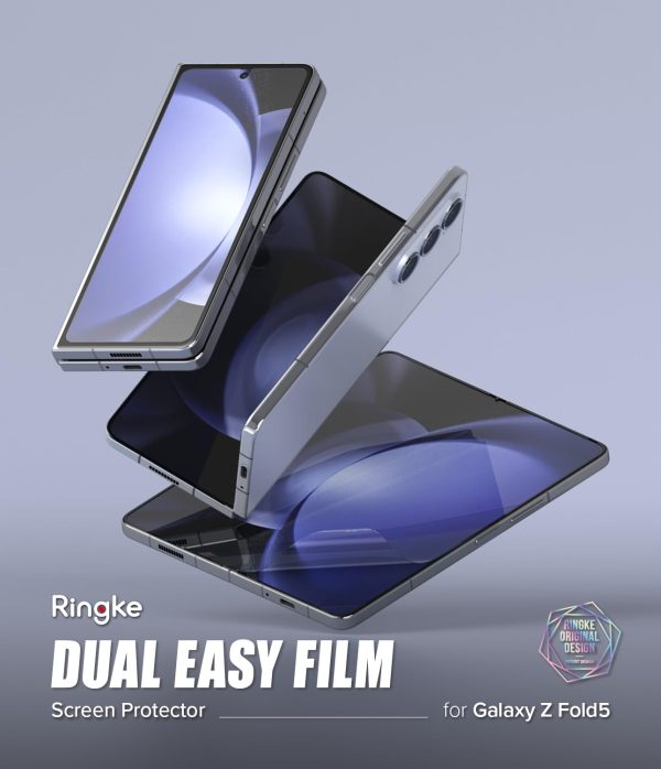 Galaxy Z Fold 5 Screen Protector Guard | DUAL EASY FILM - 1 Pack Online Sale