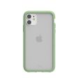 Clear iPhone 11 Case with Sage Green Ridge Fashion