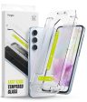 Galaxy A35 Tempered Glass Screen Protector Guard | Easy Slide Transparent - 2 Pack (with Installation Tool) Online