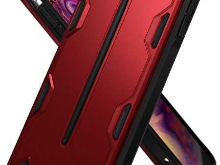 Apple iPhone XS Max Back Cover Case | Dual X - Iron Red Supply