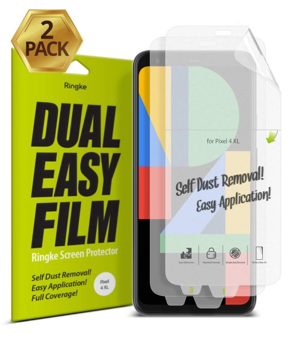 Pixel 4 XL Screen Protector Guard | DUAL EASY FULL - 2 Pack For Discount