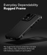 iPhone 16 Pro Max Back Cover Case | Rugged Gear Bumper - Black Sale