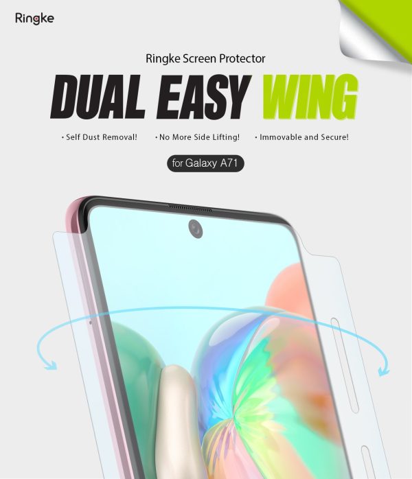 Galaxy A71 Screen Protector | Dual Easy Film Wing Sale