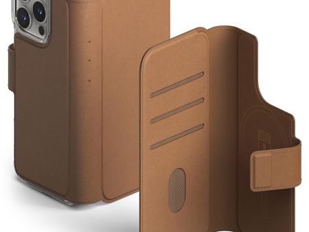 iPhone 16 Pro Max   iPhone 16 Plus Back Cover Case | Folio Wallet Magnetic - Brown For Cheap