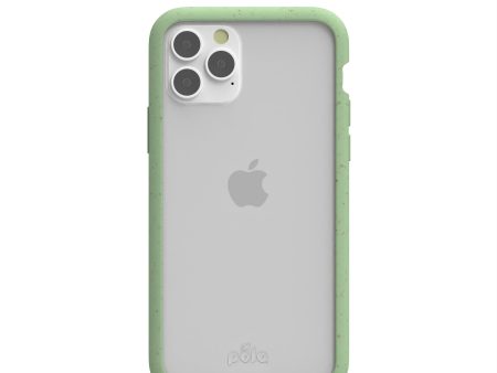 Clear iPhone 11 Pro Max Case with Sage Green Ridge Discount