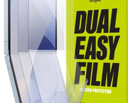 Galaxy Z Flip 6 Screen Protector Guard | Dual Easy Film - 2 Pack For Discount