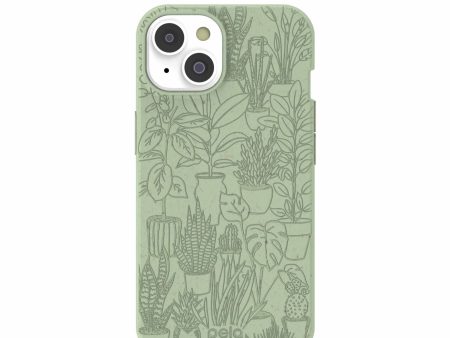 Sage Green Green Oasis iPhone 14 Case Online Sale