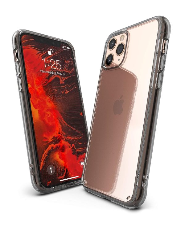 Apple iPhone 11 Pro Max Back Cover Case | Fusion - Smoke black For Sale