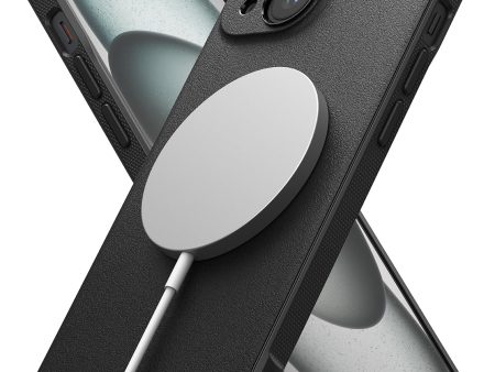 iPhone 15 Plus Back Cover case | Onyx Magnetic - Black For Sale